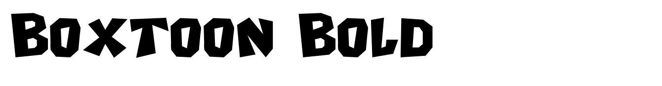 Boxtoon Bold